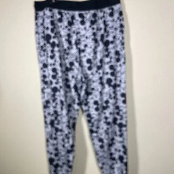 Disney Pants Womens Size XL Grey Black Mickey Mouse Loungewear Drawstrings! - Picture 4 of 5